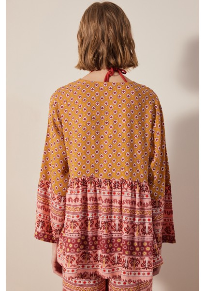Palm Çok Renkli Kimono modelleri