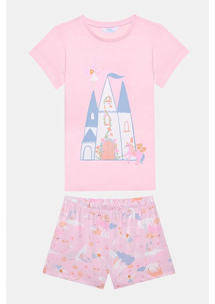 Kız Çocuk Fly 2li Çok Renkli Pijama Takımı modelleri