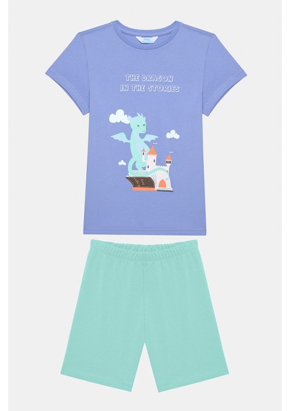 Erkek Çocuk Dragon Book 2li Çok Renkli Pijama Takımı modelleri