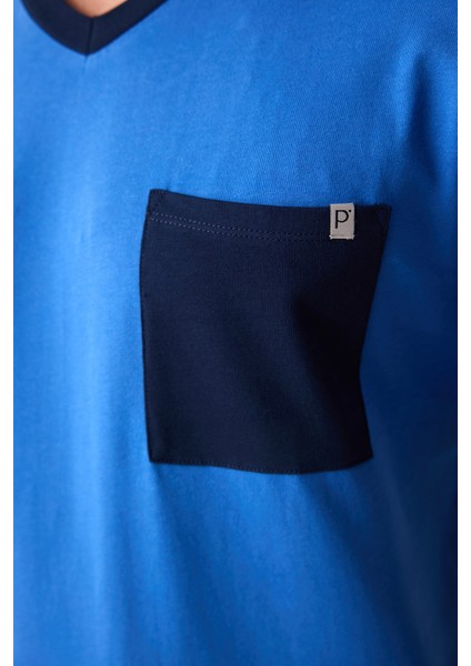 Navy Pocket Lacivert Pantolon Pijama Takımı