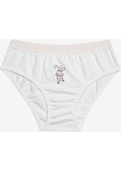 Kız Çocuk Bunnies 5li Çok Renkli Slip Külot