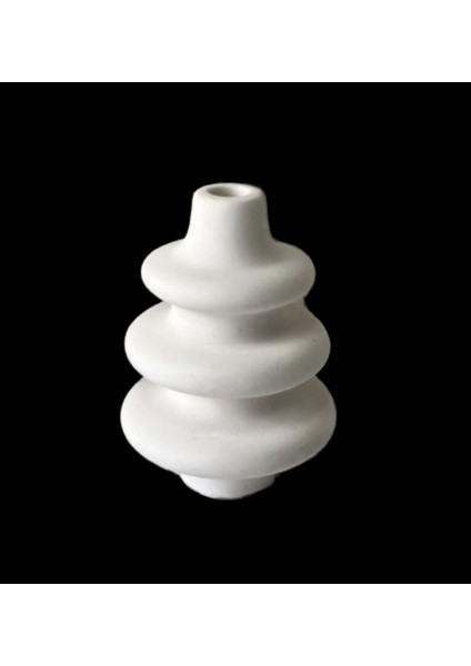 8,8cm Helezonik Minimal Twist Bubble Modern Vazo Silikon Kalıp K-1337 modelleri