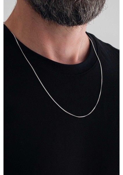 Aura Gümüş 1.3mm Gurmet Kolye Zincir 925 Ayar Gümüş