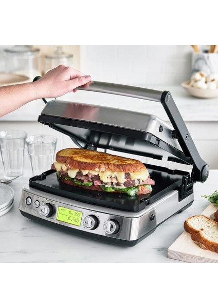 Elite Thermolon Seramik Yüzeyli Çelik  Grill Tost Makinesi