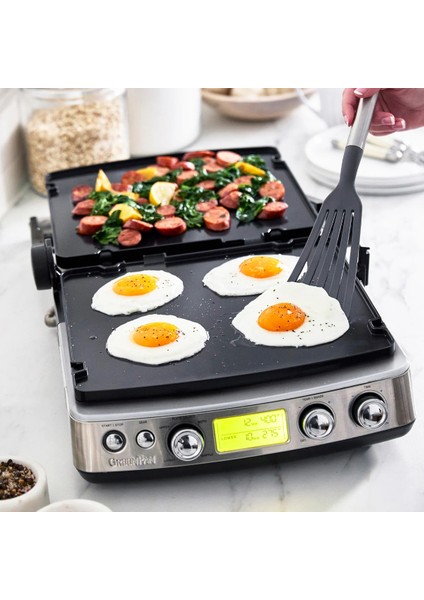 Elite Thermolon Seramik Yüzeyli Çelik  Grill Tost Makinesi