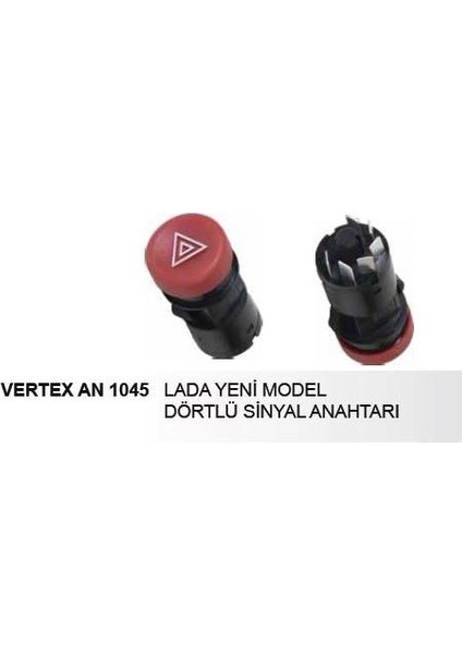 Flaşör Anahtarı Lada Samara Yeni Model 245371000 An-1045 Vertex