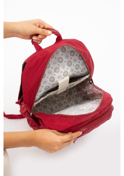 Lise Okul Sırt Çantası Çok Cepli Okul Çantası Hafif Klinkır Kumaş 43*30 cm Seyahat Çantası fırsatları