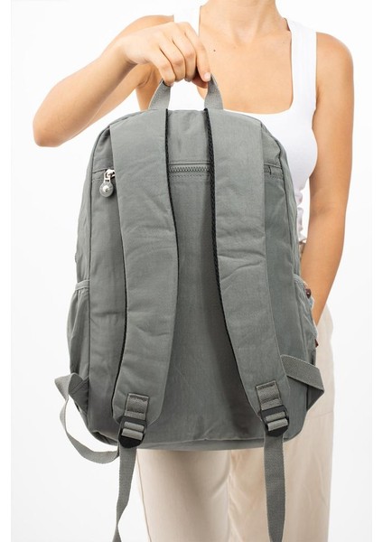 Lise Okul Sırt Çantası Çok Cepli Okul Çantası Hafif Klinkır Kumaş 43*30 cm Seyahat Çantası fırsatları