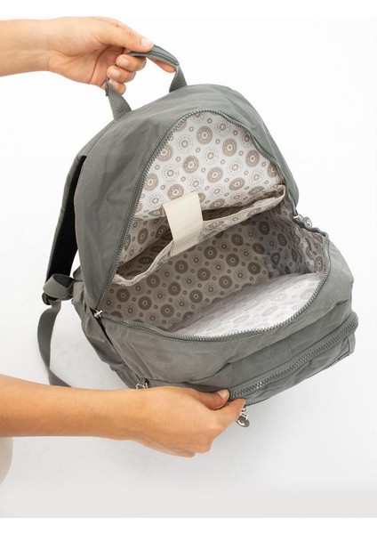 Lise Okul Sırt Çantası Çok Cepli Okul Çantası Hafif Klinkır Kumaş 43*30 cm Seyahat Çantası indirimleri