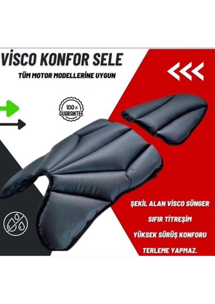 X089 Konfor Sele Kılıfı [Bajaj] Domınar (5Cm Visco Sünger - 1. Sınıf Delikli Dayanıklı Deri)