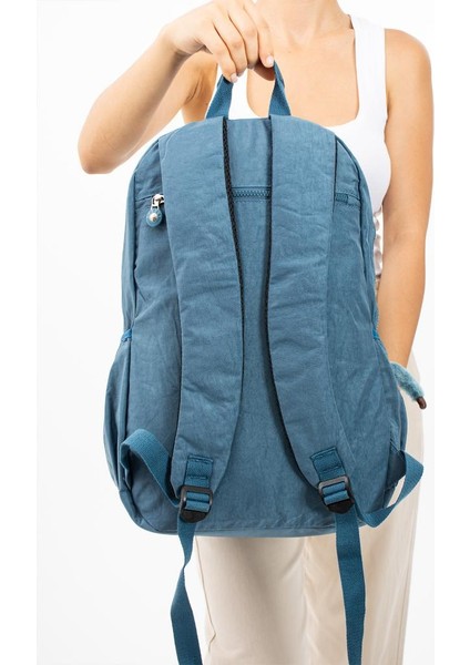 Lise Okul Sırt Çantası Çok Cepli Okul Çantası Hafif Klinkır Kumaş 43*30 cm Seyahat Çantası fırsatları