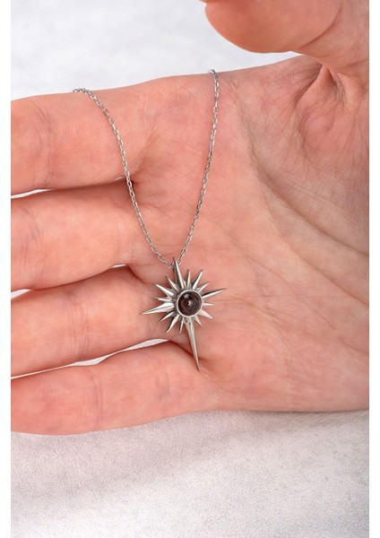 Kadın Gümüş Kutup Kolyesi, 18 Ayar Beyaz Altın Kaplama, 925 Ayar, Zarif Tasarım indirimleri