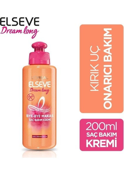 Loreal Dream Long Bye Bye Makas Saç Bakım Kremi 200 ml