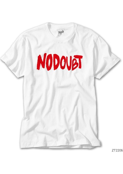 No Doubt Text Beyaz T-Shirt fiyatları