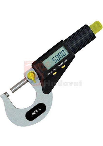 Asimeto AS-116 Dijital Dış Çap Mikrometresi 50-75MM 0.01MM Ölçek