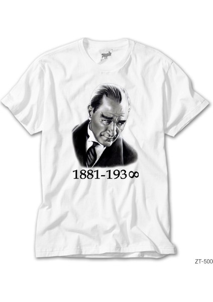 Atatürk Beyaz T-Shirt