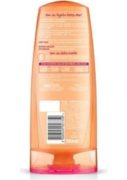 3'lü Dream Long Kolay Tarama Saç Bakım Kremi 390ML Seti modelleri