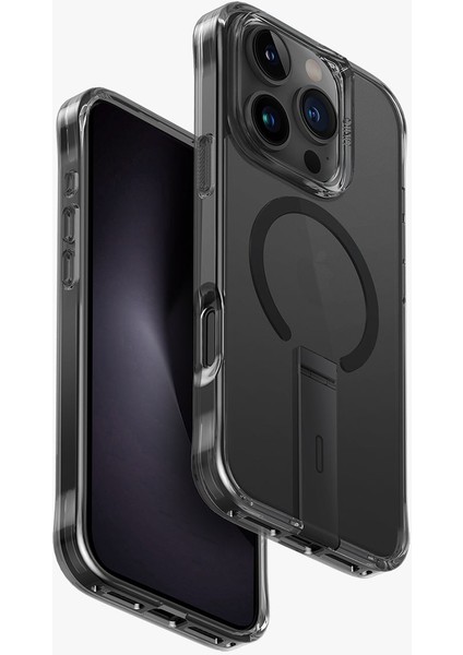 Apple iPhone 16 Pro Kılıf Eleva Serisi Standlı Magsafe Özellikli (Magclick™) Premium Kılıf