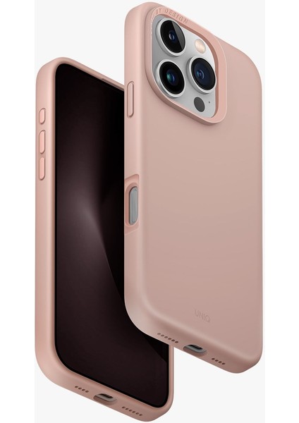 UNIQ Better By Design iPhone 16 Pro Max Lino Hue Serisi Magsafe Özellikli  Hibrit Silikon  Koruyucu Kılıf