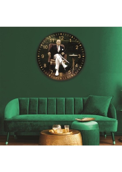 Atatürk Cam Saat - 60 cm fırsatları