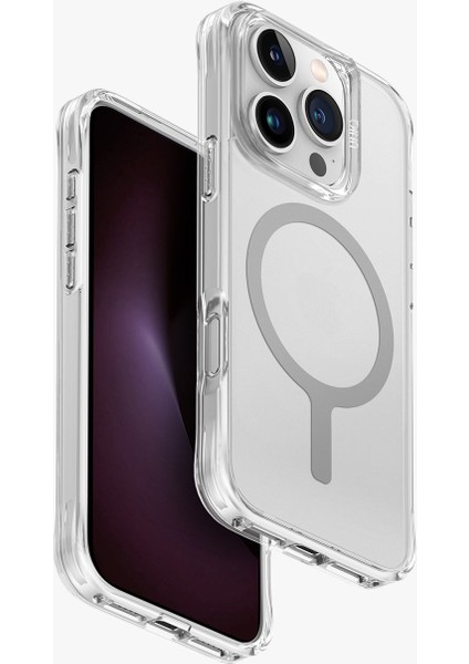 UNIQ Better By Design Apple iPhone 16 Pro Lifepro Xtreme Serisi Anti-Fingerprint / Magsafe Özellikli (Magclick™) Koruyucu Kılıf