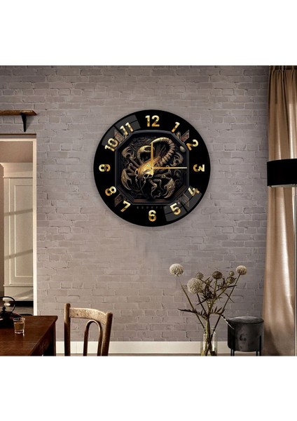 Akrep Burcu Cam Saat - 40 cm fiyatları