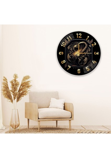 Akrep Burcu Cam Saat - 40 cm fırsatları