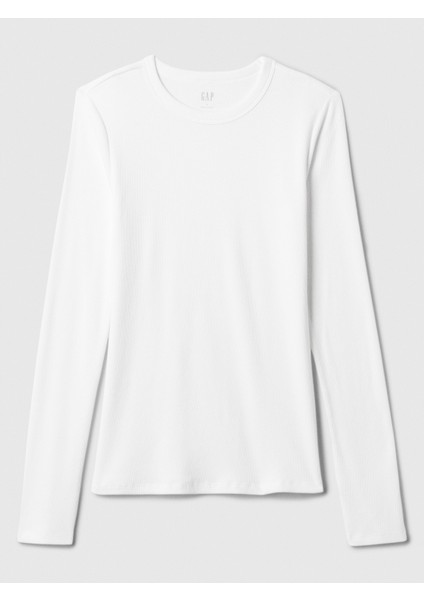 Kadın Beyaz Essential Sıfır Yaka T-Shirt fiyatları