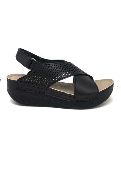 Ortopedik Siyah Kadın Sandalet fiyatları