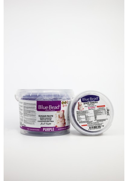 Blue Bed Blue Bead Mor Şeker Hamuru 200 GR