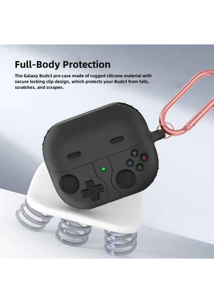 Samsung Galaxy Buds 3 Uyumlu Silikon Kılıf Anahtarlıklı Kılıf [gampad Tasarımı] modelleri