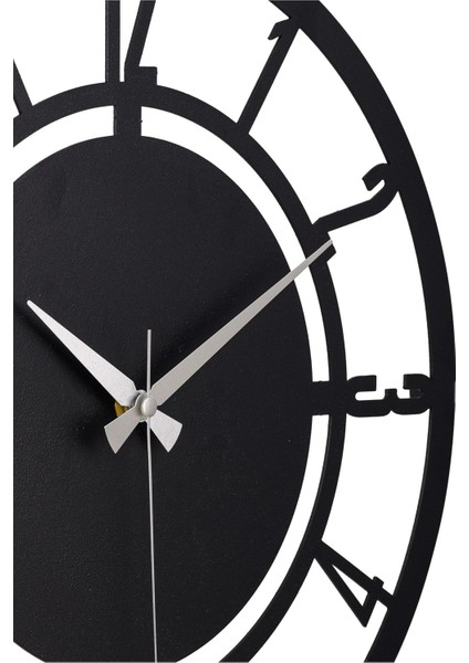 50 cm Metal Malzeme Akar Saniye Sessiz Mekanizma Dekoratif Duvar Saati fırsatları