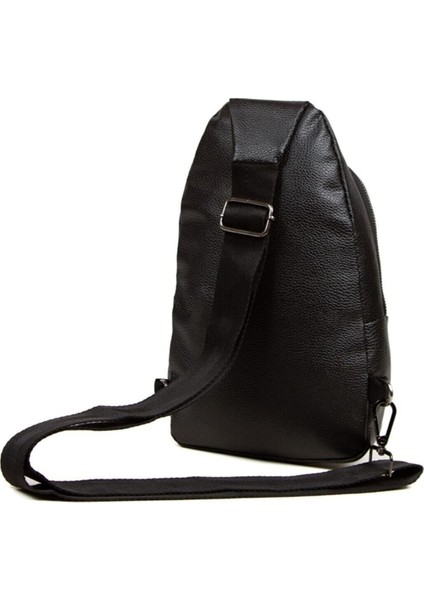 Unisex Siyah Su Geçirmez Kaliteli Suni Deri Kulaklık Çıkışlı Çapraz Askılı Bel Omuz Göğüs Çanta modelleri