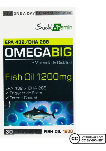 Suda Vitamin Omegabig Balık Yağı 30 Kapsül