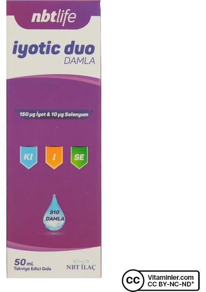 Nbt Life Iyotic Duo Damla 50 ml