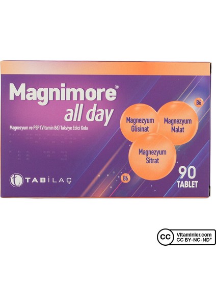 Tab İlaç Magnimore All Day 90 Tablet