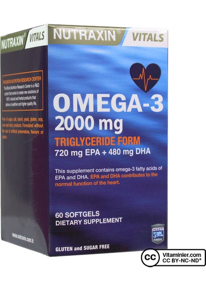 Omega 3 2000 Mg 60 Kapsül