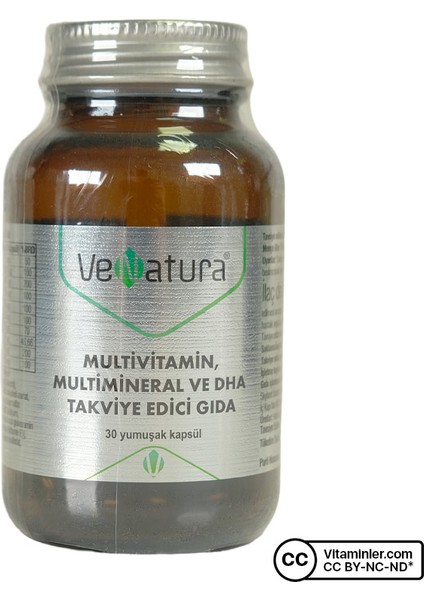 Multivitamin Multimineral ve Dha 30 Kapsül