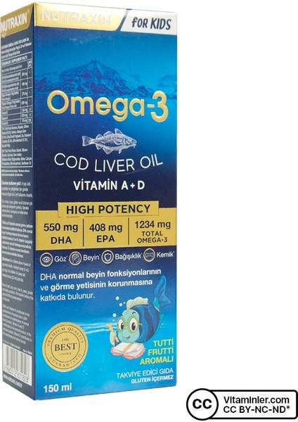Omega 3 For Kids 150 ml