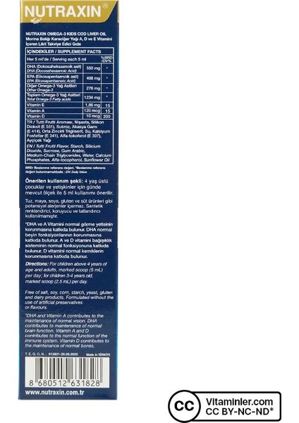 Omega 3 For Kids 150 ml modelleri