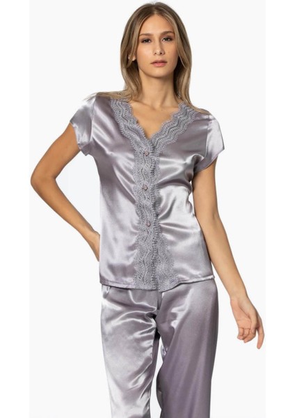 Nazikendam Pierre Cardin 6'lı Saten Gecelik Sabahlık Çeyiz Seti 6010 Royal fırsatları