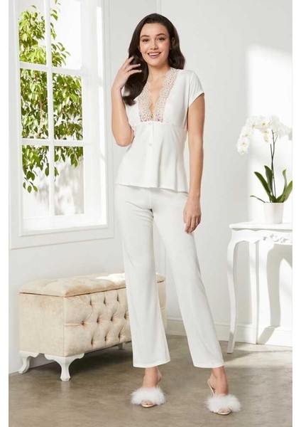 Nazikendam Pierre Cardin Penye Altılı Çeyiz Seti 5325 Beyaz