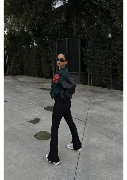 Pötikare Desen Nakışlı Kolej Ceket - Haki modelleri