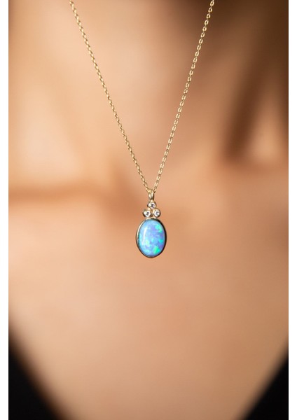 Kadın Oval Taşlı 925 Ayar Gümüş Kolye, Turuncu Doğal Taş, Şık ve Zarif Takı modelleri