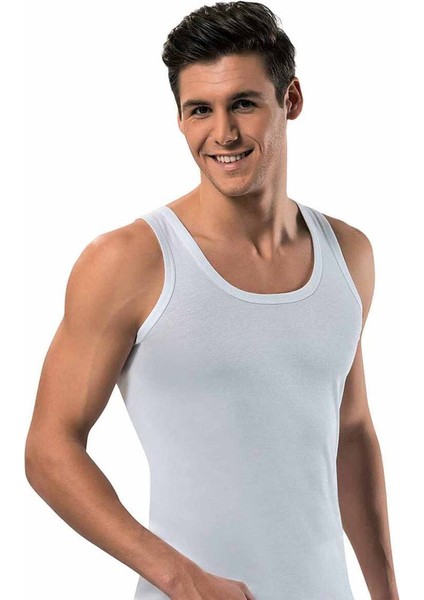 Nazikendam Erdem 1110 Ribana Erkek Atlet | Beyaz