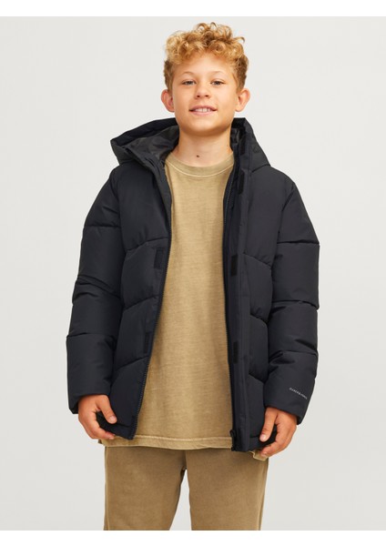 Jack & Jones Jjworld Puffer Jacket Jnr Çocuk Siyah Mont 12260052-02