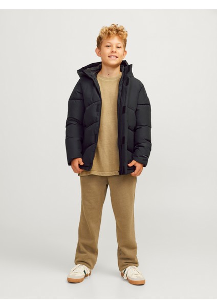 Jack & Jones Jjworld Puffer Jacket Jnr Çocuk Siyah Mont 12260052-02