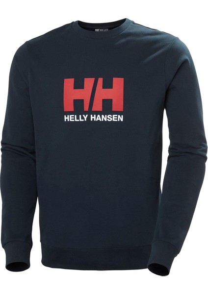 Helly Hansen Hh Logo Crew 2.0 Sweatshırt Erkek Lacivert Sweatshirt HHA.30395-HHA.597