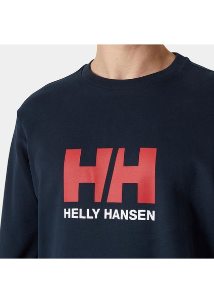 Helly Hansen Hh Logo Crew 2.0 Sweatshırt Erkek Lacivert Sweatshirt HHA.30395-HHA.597