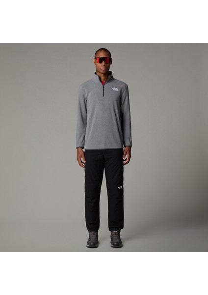 M 100 Glacıer 1/4 Zıp - Eu Gri Sweatshirt NF0A855W4HJ1 fiyatları